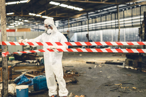 Professional Biohazard technician working in Two Rivers, WI
